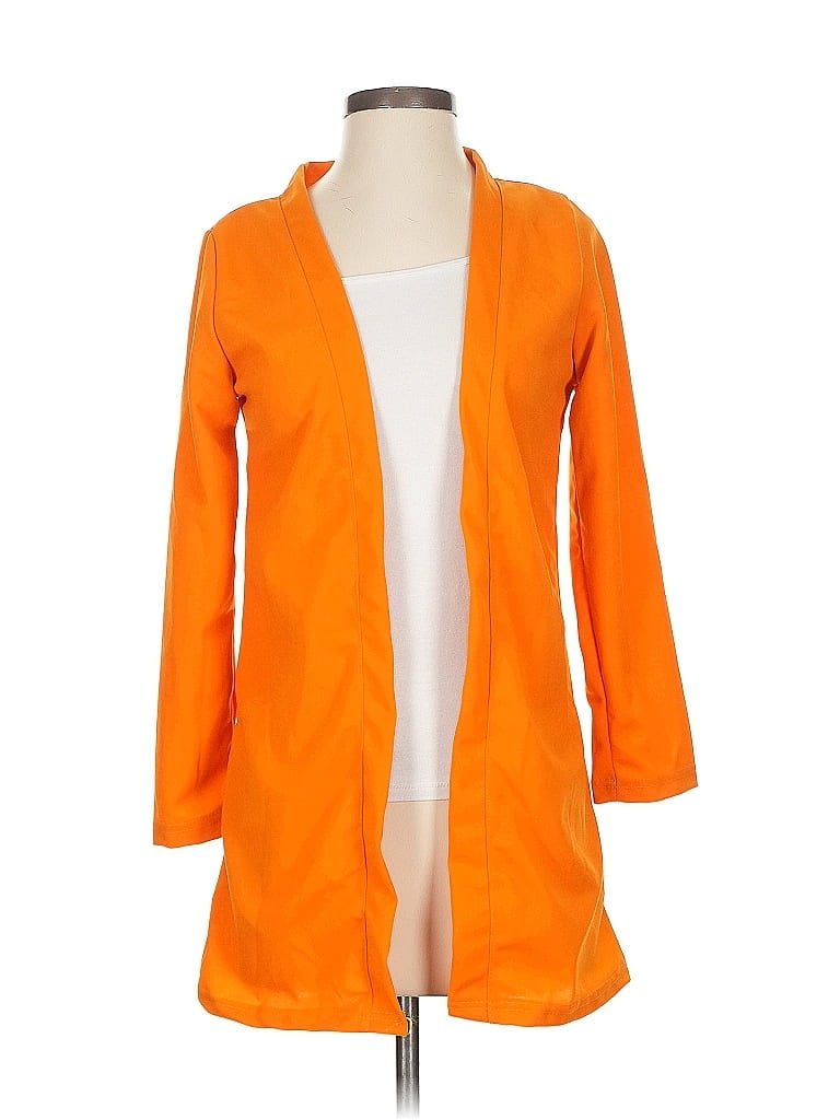 Pre-owned Unbranded Kimono In Orange
