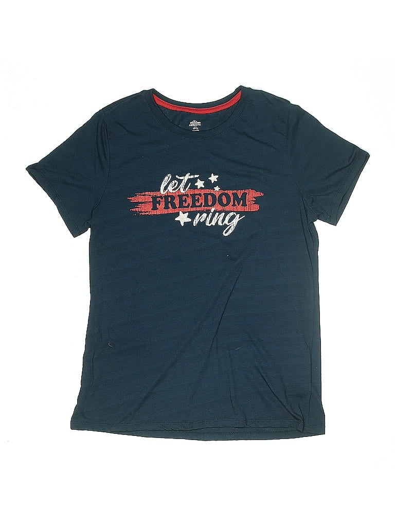 Pre-owned Way To Celebrate! Kids' Short Sleeve T-shirt In Blue