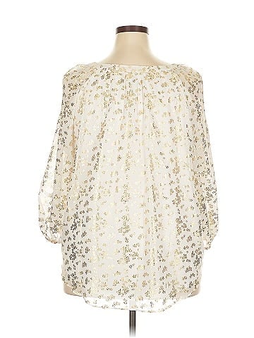 LC Lauren Conrad 3/4 Sleeve Blouse (view 2)