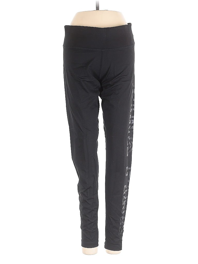 Pre-owned Victoria's Secret Pink Active Pants In Black