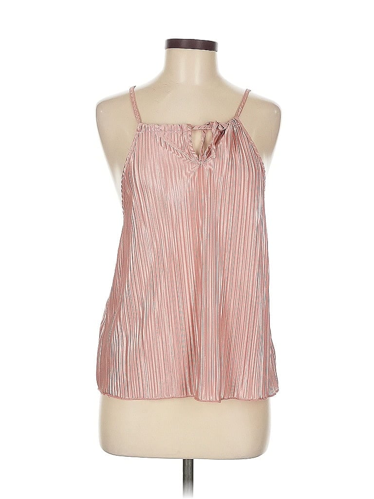 Pre-owned Shein Tank Top Pink Halter Neckline Tops