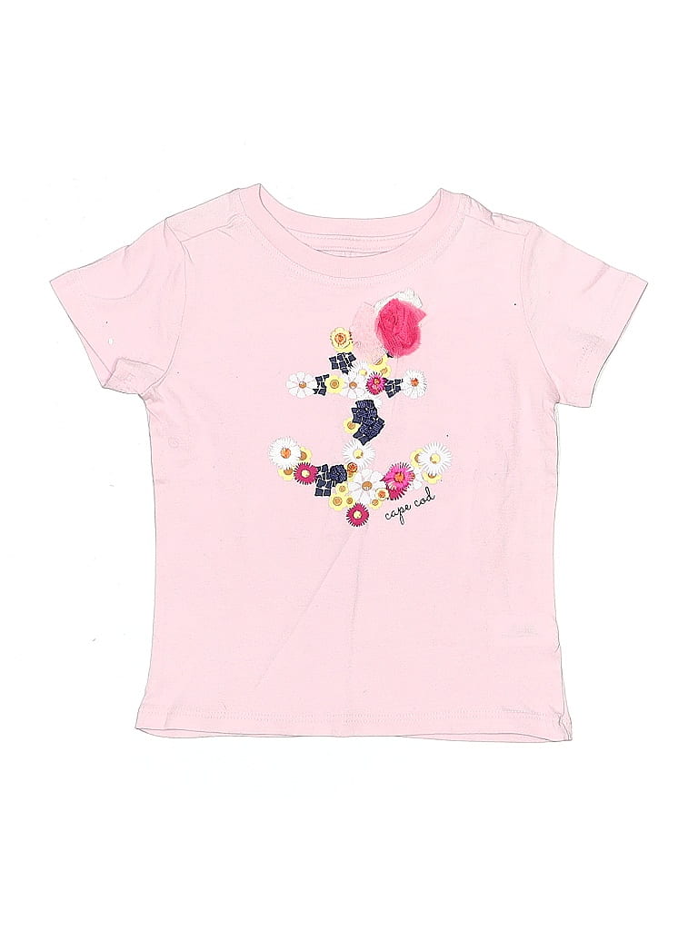 Pre-owned Cuffy's Of Cape Cod Babies' Short Sleeve T-shirt In Pink