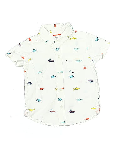 Carter's Short Sleeve Button-Down Shirt (view 1)