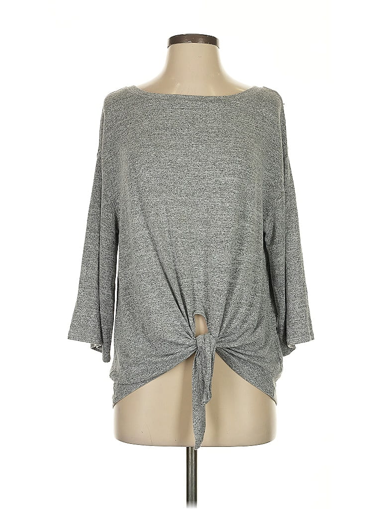 Pre-owned Gap Pullover Sweater In Gray