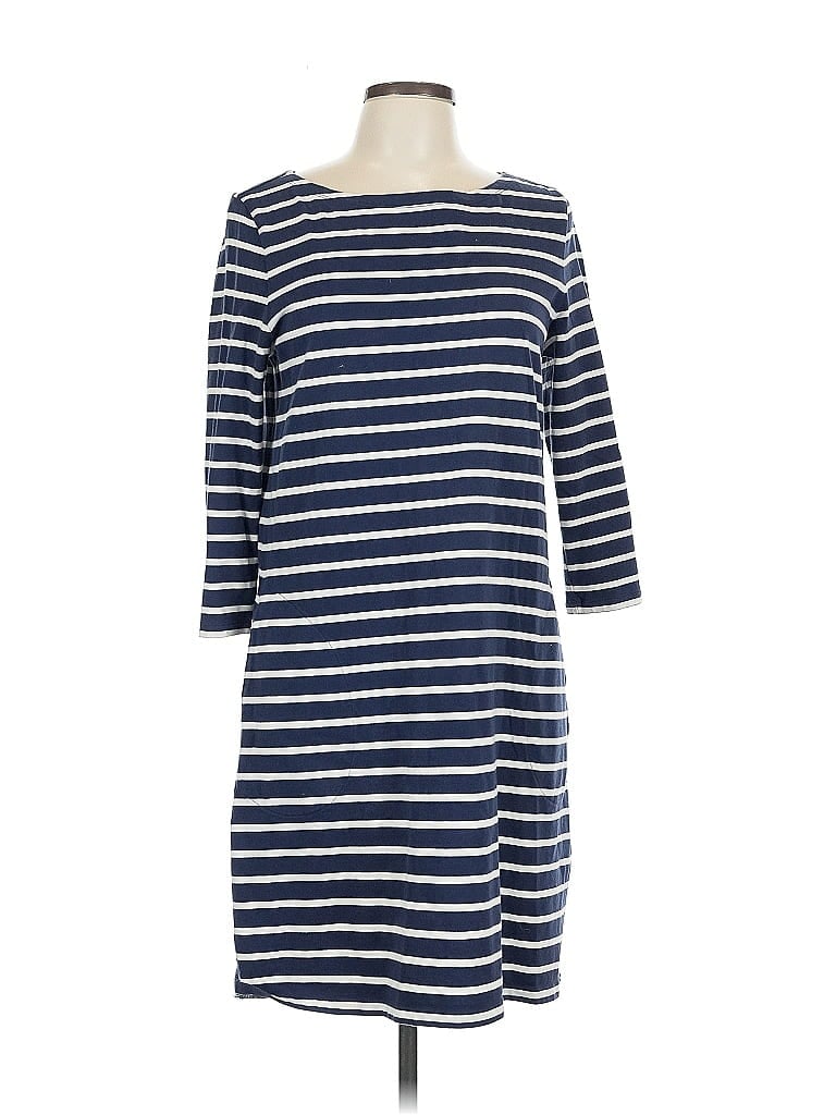 Pre-owned Garnet Hill Casual Dress In Blue