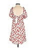 Lush 100% Polyester Floral Blue Pink Casual Dress Size S - photo 2