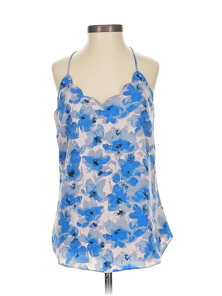 Pre-owned J.crew Factory Store Sleeveless Blouse In Blue