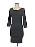 Forever 21 Solid Gray Casual Dress Size M - photo 2