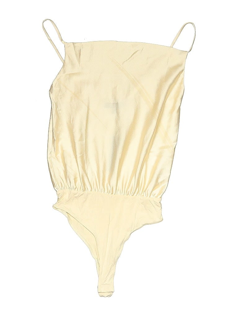 LULUS Pre-owned Bodysuit In Yellow