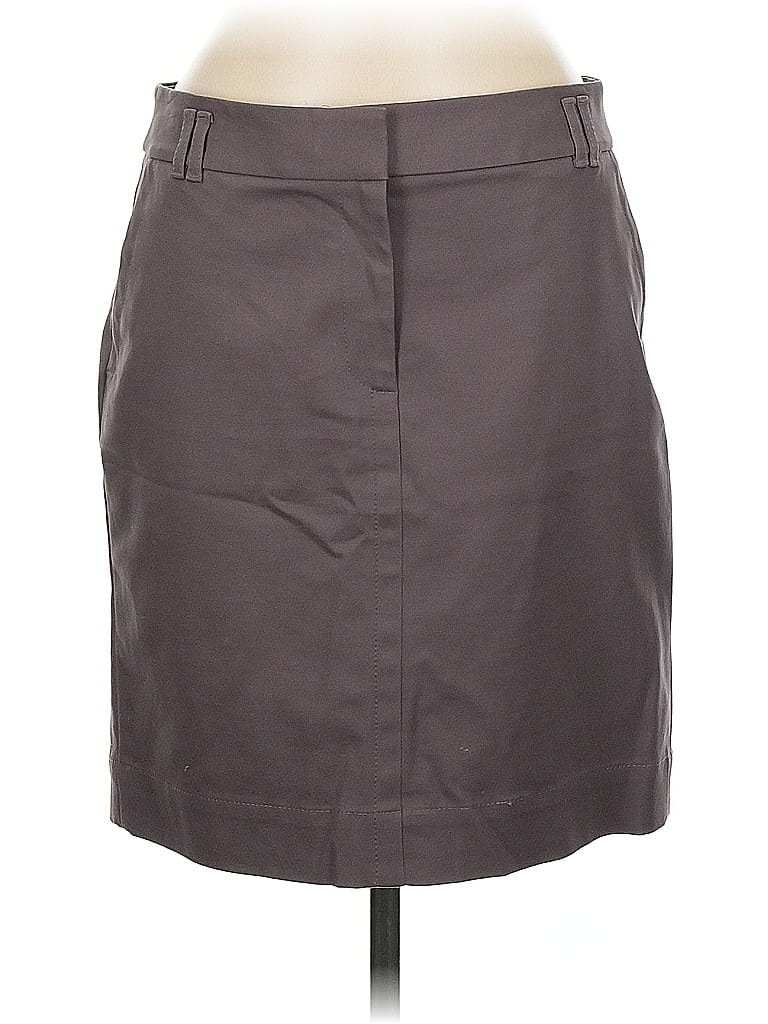 Pre-owned Ann Taylor Loft Formal Skirt In Gray