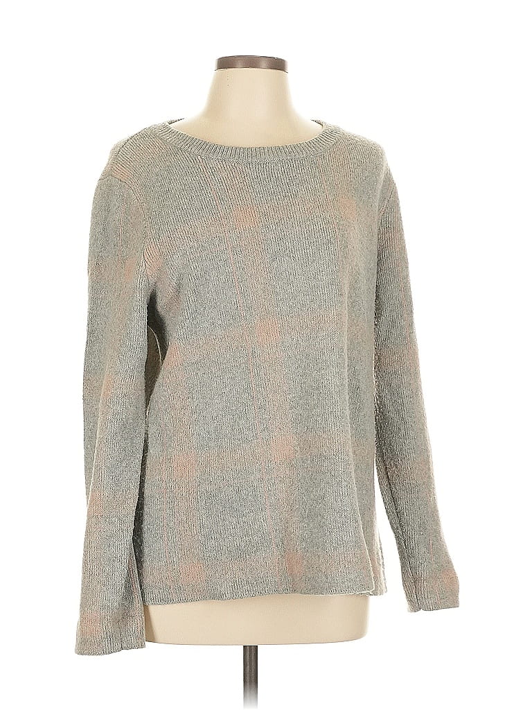 Pre-owned Liz Claiborne Pullover Sweater In Gray