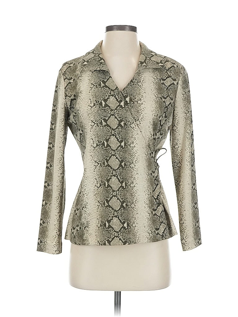 Click to view more detailed imagery on our partner's website Pre-owned Donna Ricco Blazer Jacket In Silver