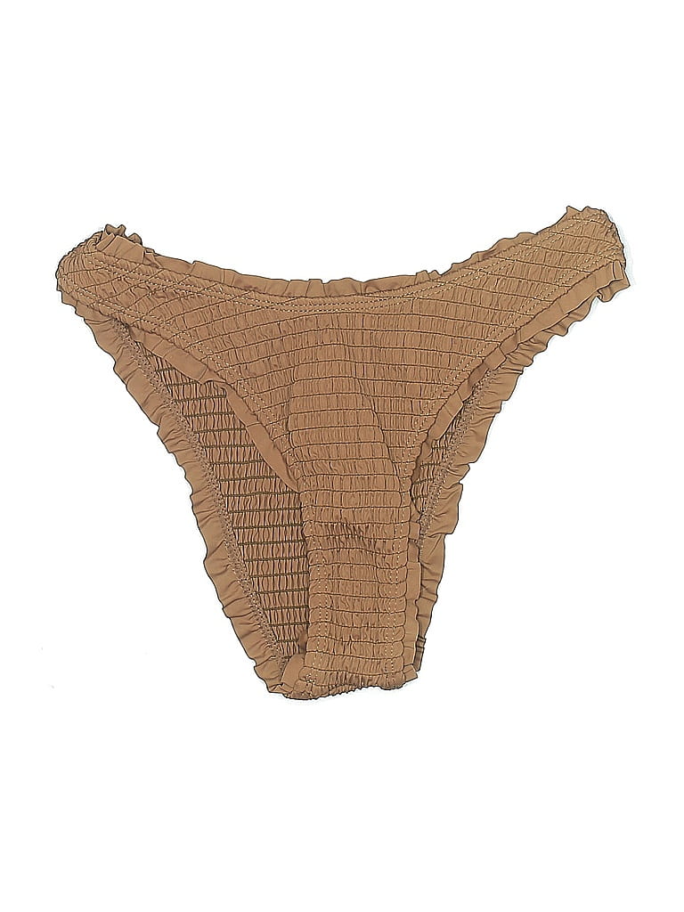 Pre-owned Unbranded Swimsuit Bottoms In Brown