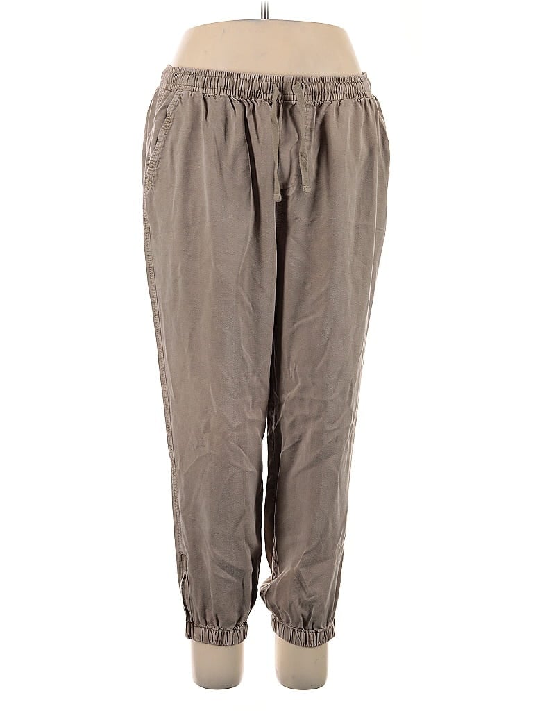 Pre-owned Aerie Casual Pants In Gray