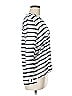 Zara Basic 100% Viscose Stripes White 3/4 Sleeve Blouse Size M - photo 4
