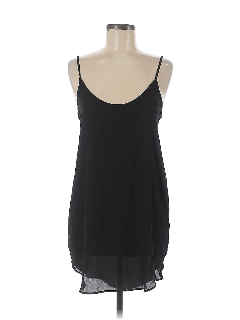 Pre-owned Krisa Sleeveless Top Black Halter Neckline Tops