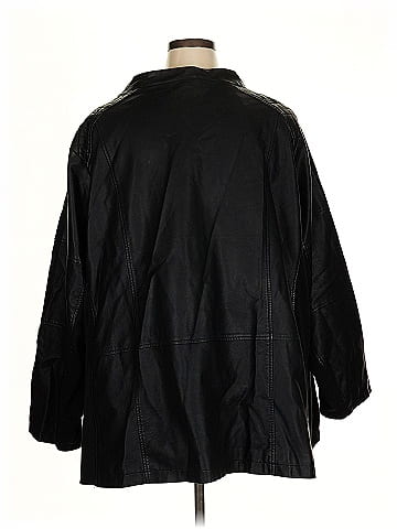 Catherines Faux Leather Jacket (view 2)