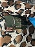 Seren 100% Polyester Animal Print Brown 3/4 Sleeve Blouse Size L - photo 8