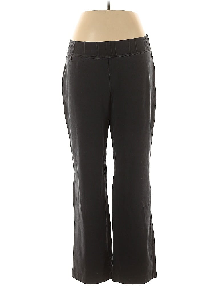 Pre-owned Lands' End Dress Pants In Black