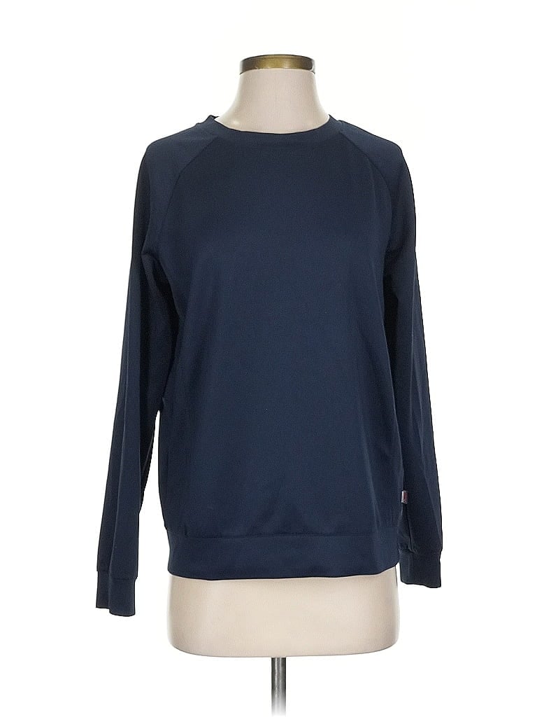 Pre-owned Assorted Brands Long Sleeve T-shirt In Blue
