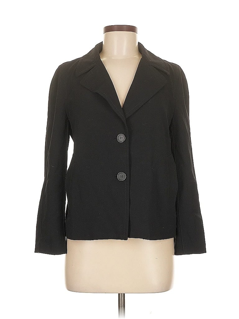 Click to view more detailed imagery on our partner's website Pre-owned Donna Karan Wool Blazer Jacket In Black