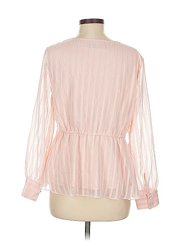 Allegra K Long Sleeve Blouse (view 2)