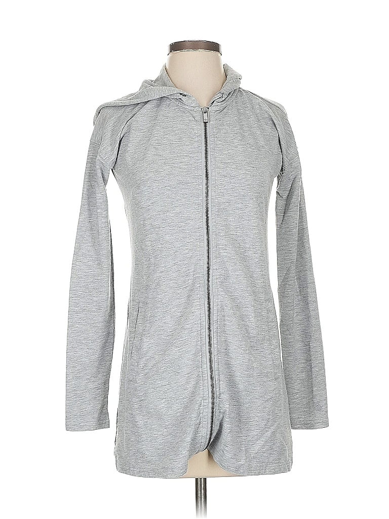 Click to view more detailed imagery on our partner's website Pre-owned Nanette Lepore Zip Up Hoodie In Silver