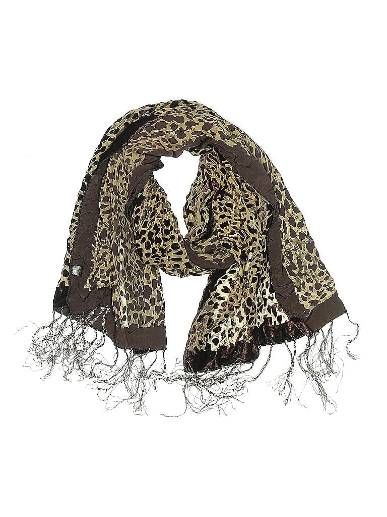Pre-owned Unbranded Scarf In Brown