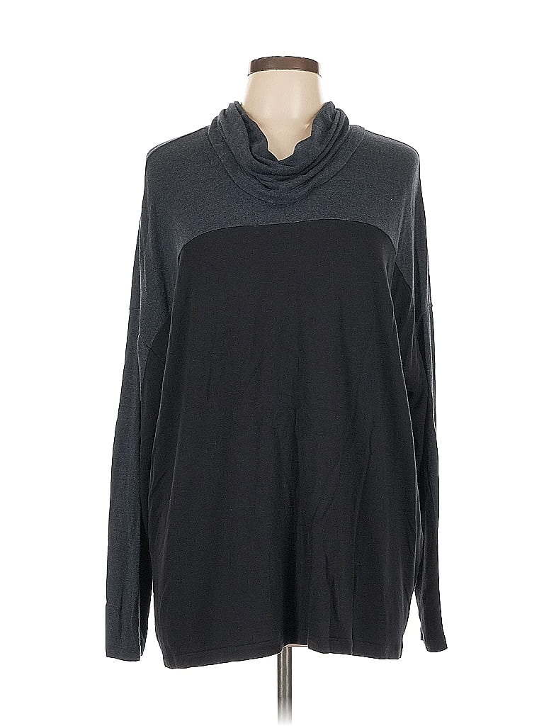 Pre-owned Cabi Long Sleeve Turtleneck In Gray