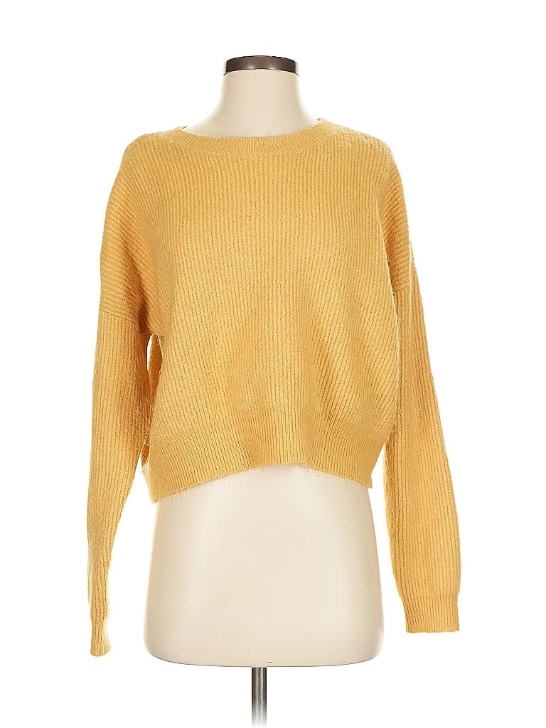 Pre-owned La Hearts Pullover Sweater In Yellow