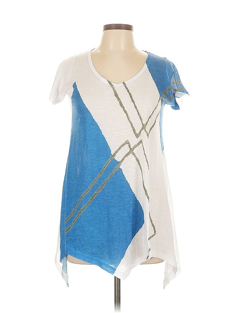 Pre-owned Go Couture Short Sleeve T-shirt In Blue