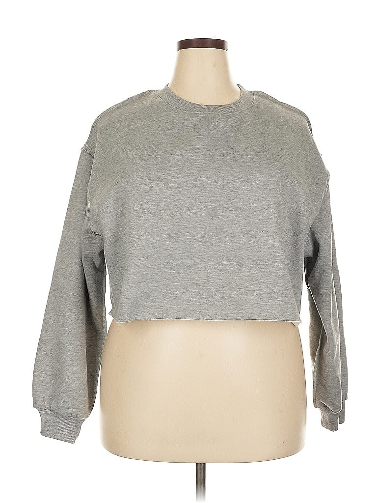 Pre-owned Amazon Essentials Sweatshirt In Gray