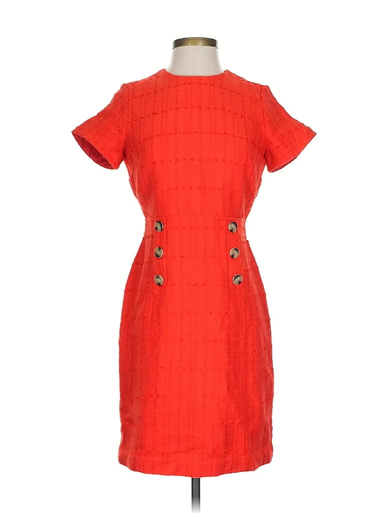 Pre-owned Ann Taylor Casual Dress In Orange