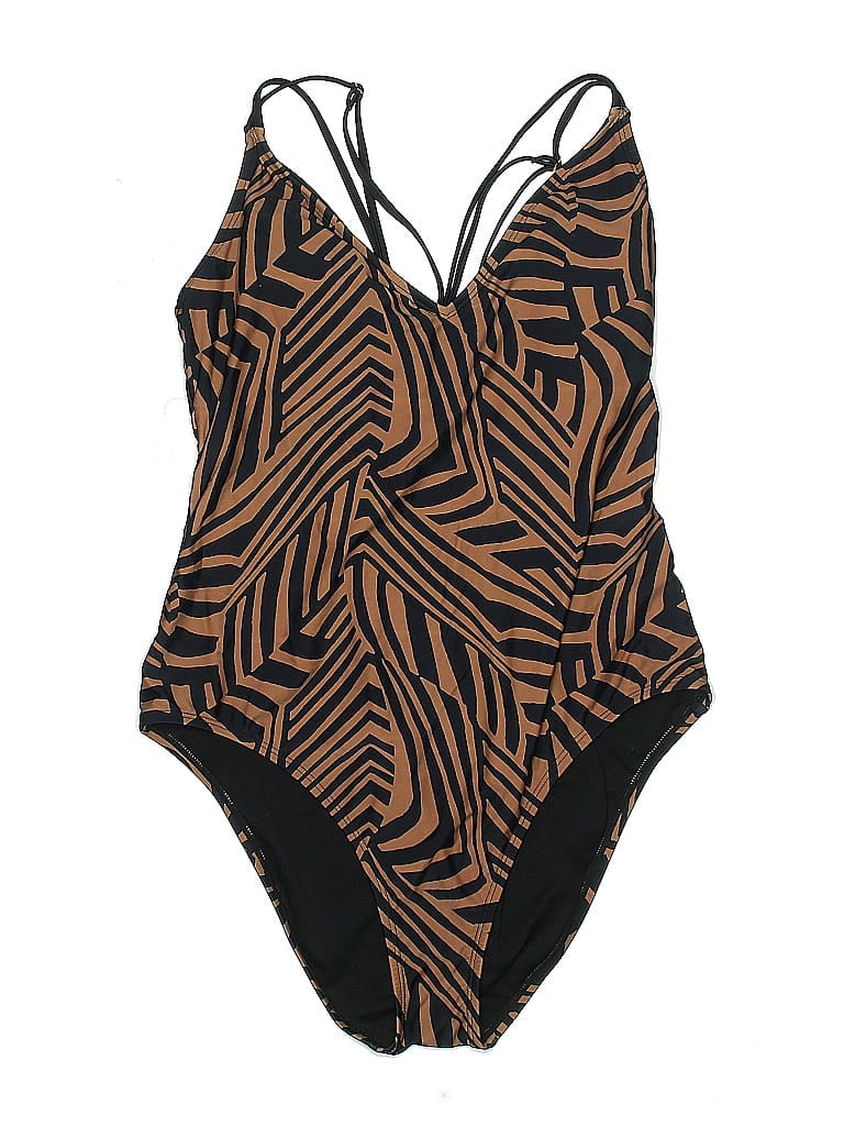 Click to view more detailed imagery on our partner's website Pre-owned Hurley One Piece Swimsuit In Brown
