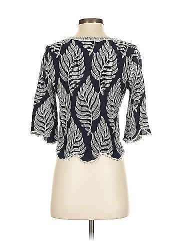 Solitaire 3/4 Sleeve Blouse (view 2)