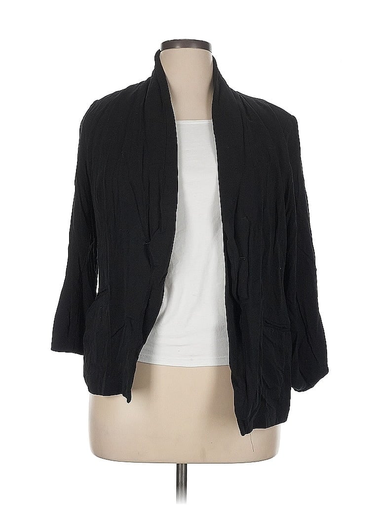 Pre-owned Lc Lauren Conrad Blazer Jacket In Black