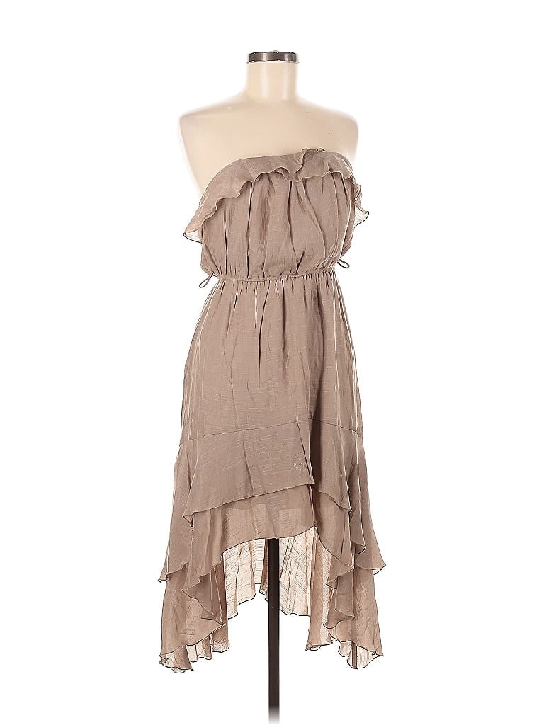 Pre-owned Teeze Me Cocktail Dress In Brown