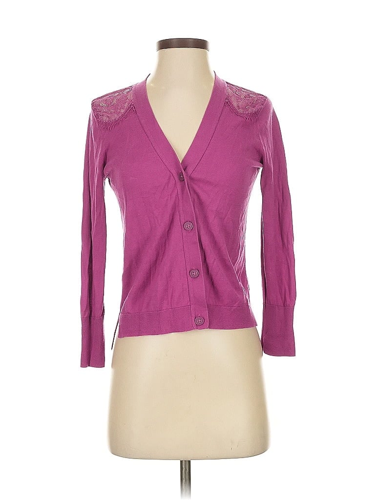 Pre-owned Juicy Couture 3/4 Sleeve Blouse In Purple