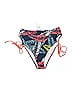 Cupshe Print Blue Swimsuit Bottoms Size XL - photo 1