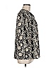 JM Collection Black 3/4 Sleeve Blouse Size M - photo 4