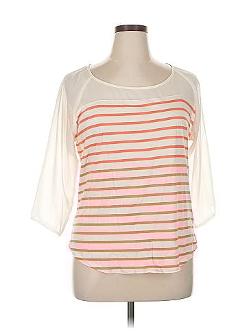 LC Lauren Conrad 3/4 Sleeve Top (view 1)