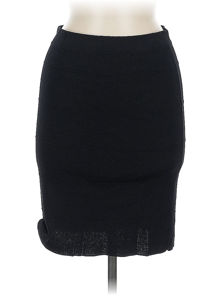 Pre-owned Max Studio Casual Skirt In Black