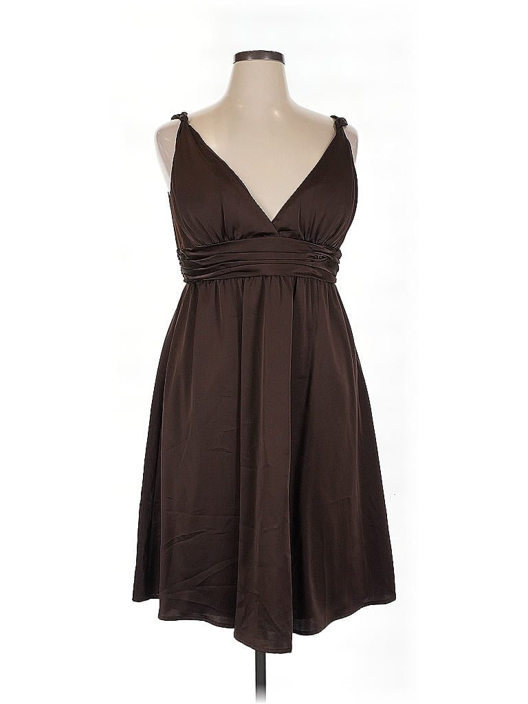 Pre-owned Calvin Klein Casual Dress In Brown