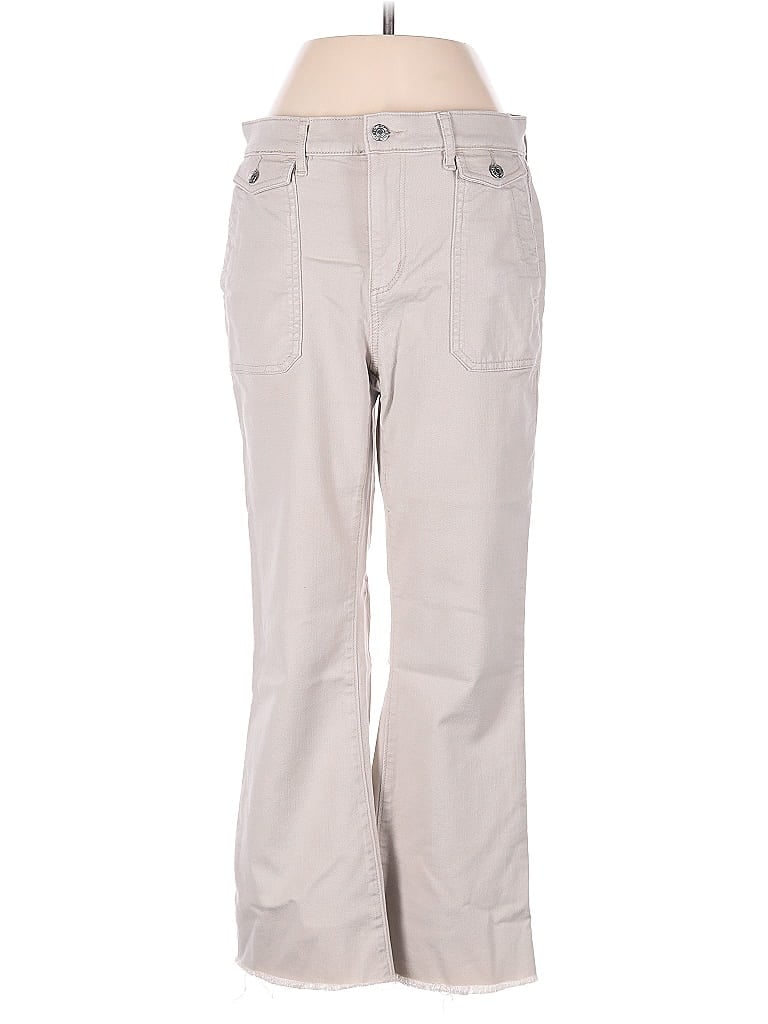 Pre-owned Ann Taylor Loft Casual Pants In Gray
