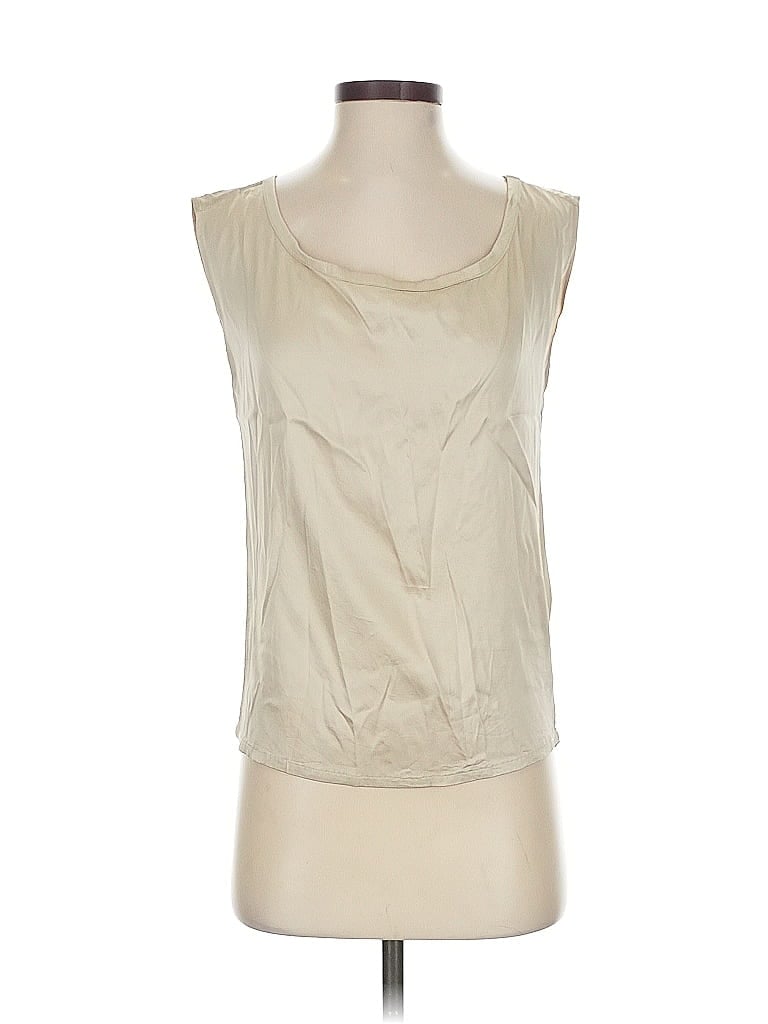 Pre-owned Chaser Sleeveless Blouse In White