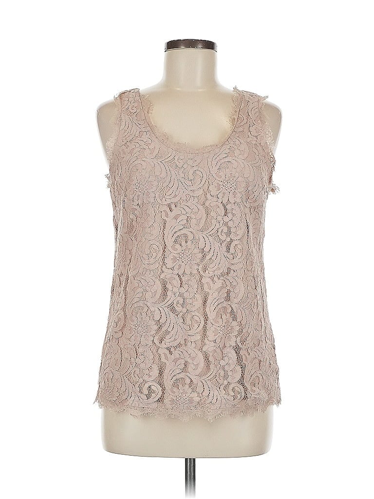 Pre-owned Adiva Sleeveless Blouse In Brown