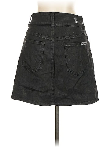 7 For All Mankind Denim Skirt (view 2)