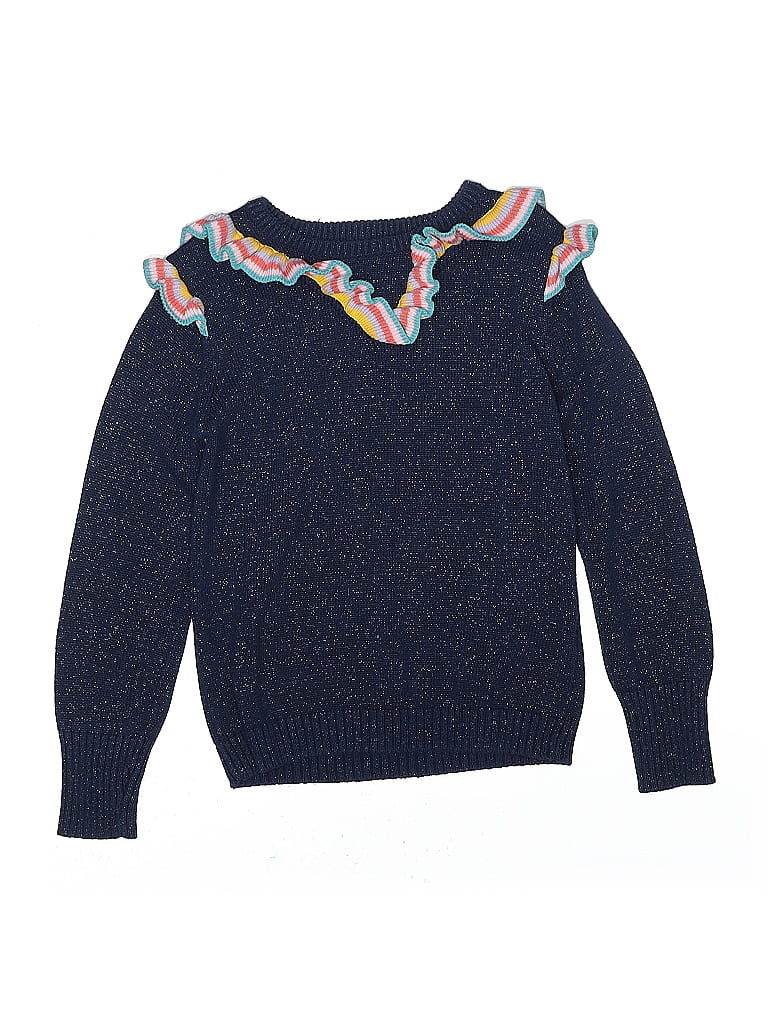 Click to view more detailed imagery on our partner's website Pre-owned Andy & Evan Kids' Pullover Sweater In Blue