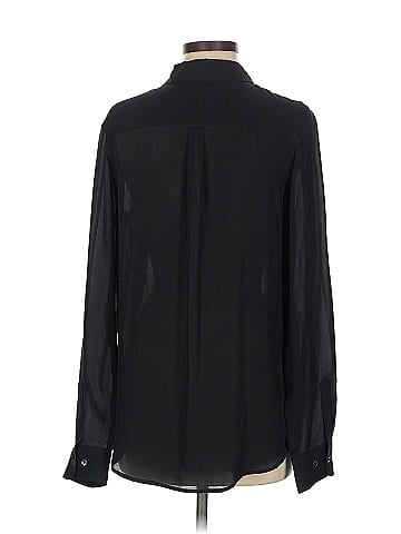 Adriano Goldschmied Long Sleeve Silk Top (view 2)