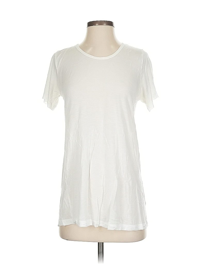 Pre-owned Lna Short Sleeve T-shirt In White